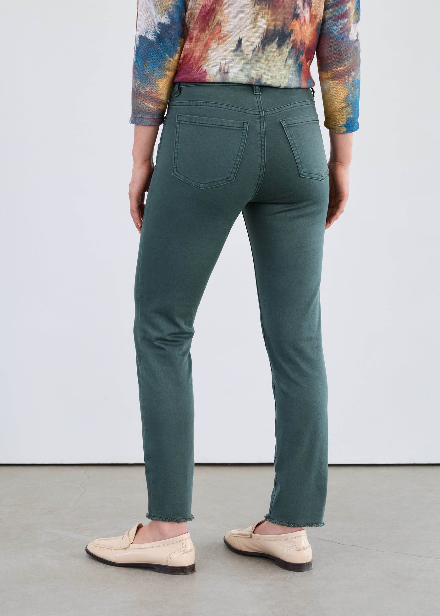 Olivia Slim Ankle Euro Twill - Dream Pants