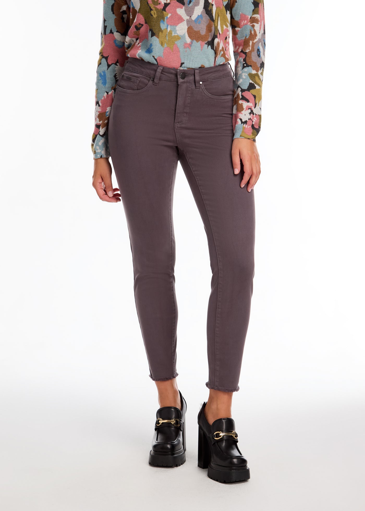 Olivia Slim Ankle Euro Twill French Dressing Jeans