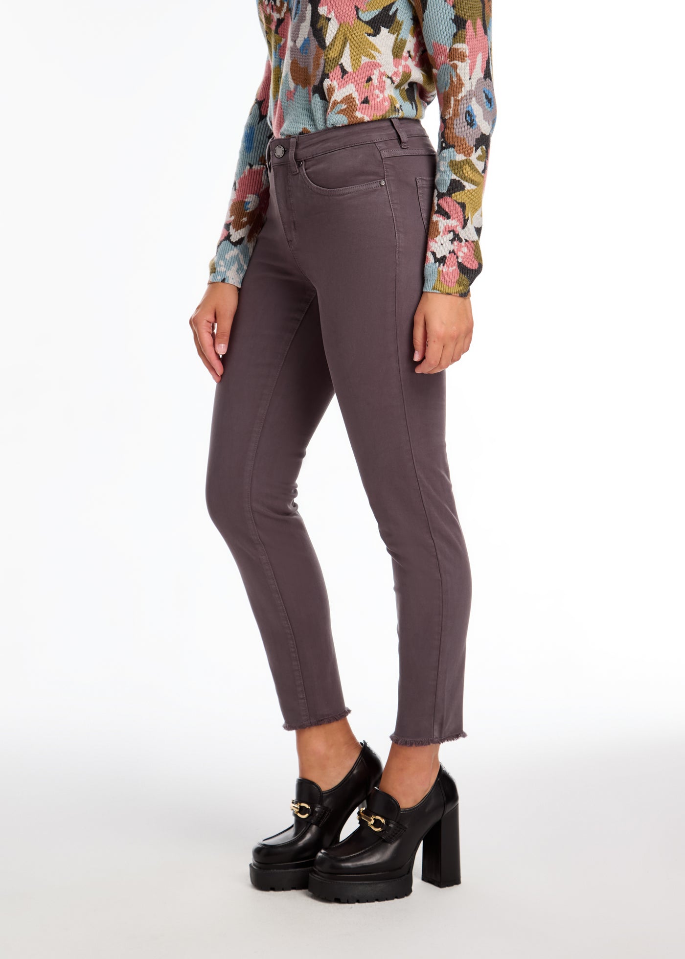 Olivia Slim Ankle Euro Twill French Dressing Jeans