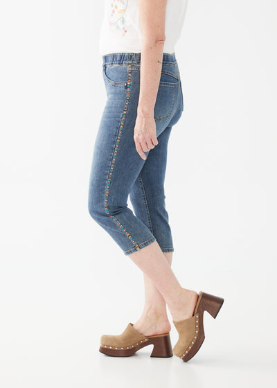 French Dressing Jeans Pull-On Capri 