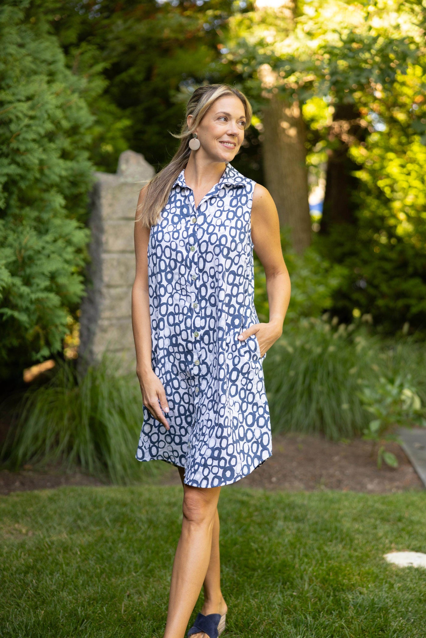 Sleeveless Shirt Dress Habitat