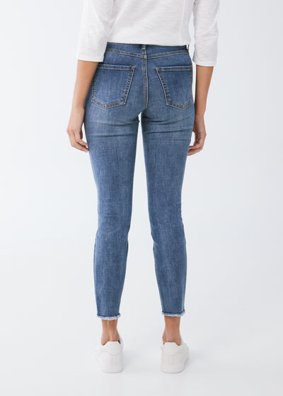 Christina Slim Ankle French Dressing Jeans