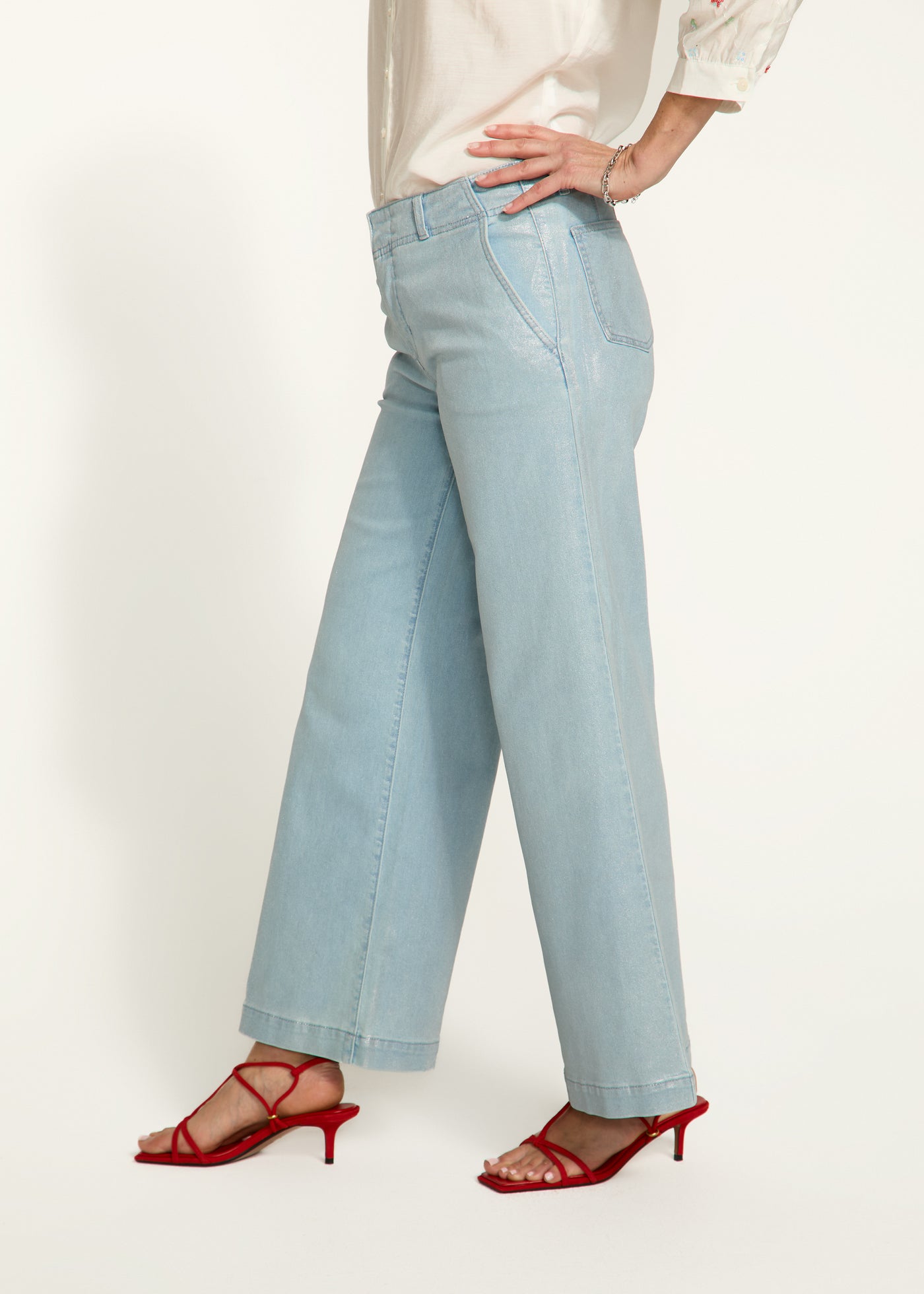 Christina Coated Trouser French Dressing Jeans