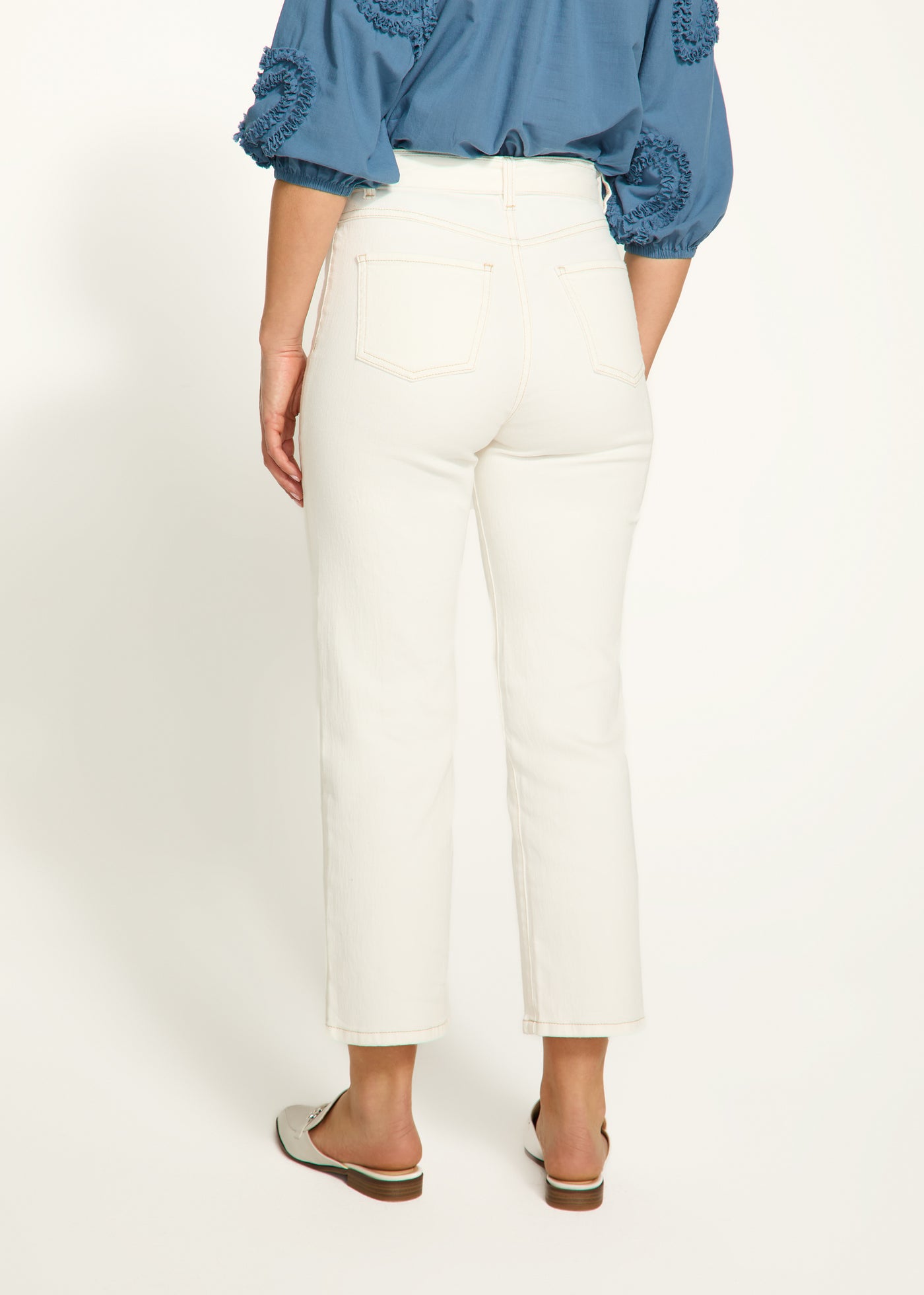 Suzanne Straight Crop French Dressing Jeans