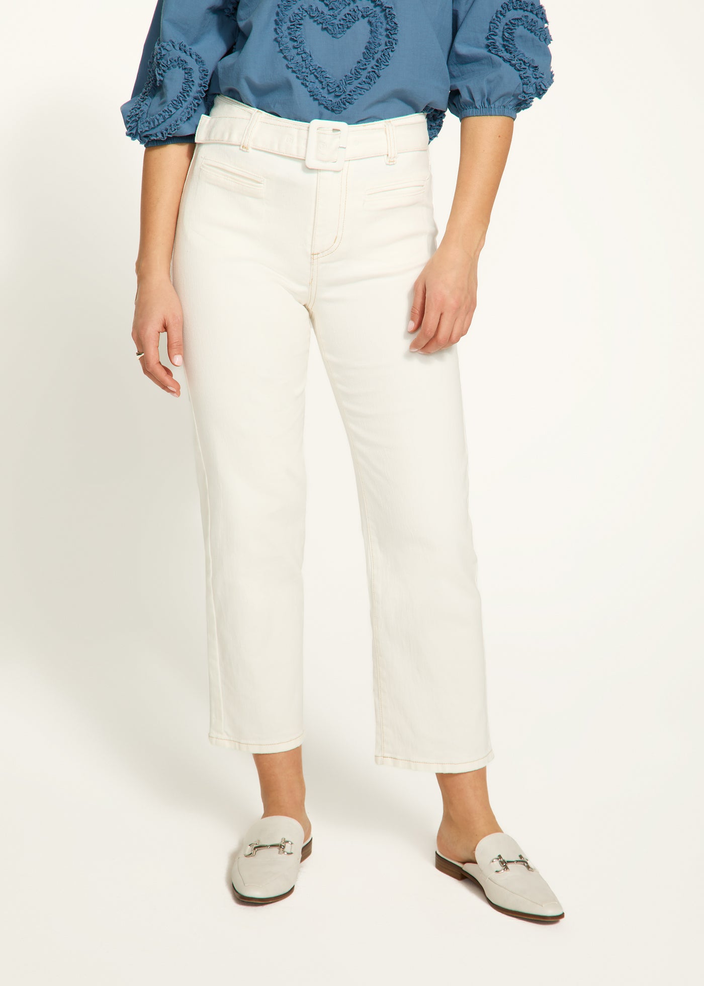 Suzanne Straight Crop French Dressing Jeans