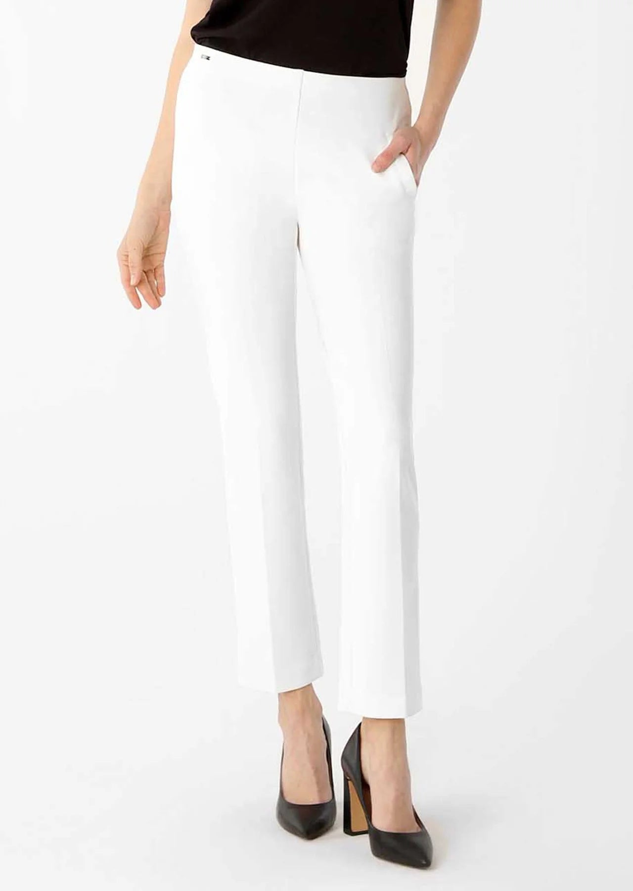 Lisette L Straight Leg Trousers W/Pockets, Jolie Fabric 