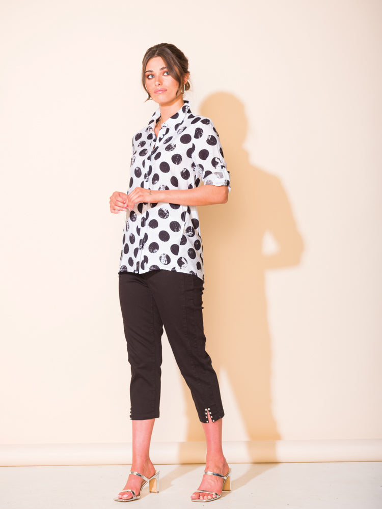 Alison Sheri Polka Dot Blouse 