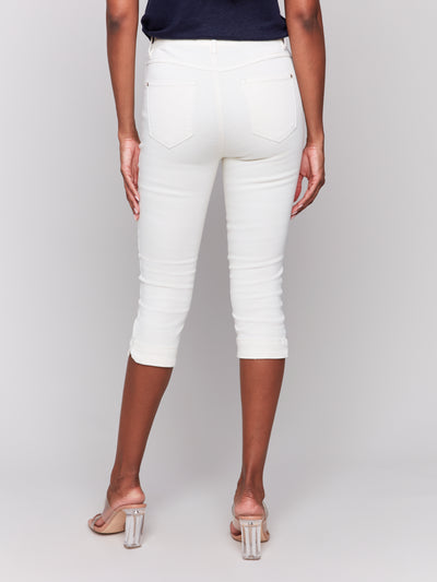 Knee High Capri Denim Pant