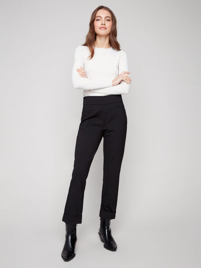 Cuffed Ponte Pants Charlie B
