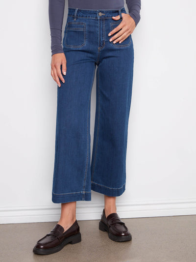 Patch Pocket Flare Jeans - Dream Pants