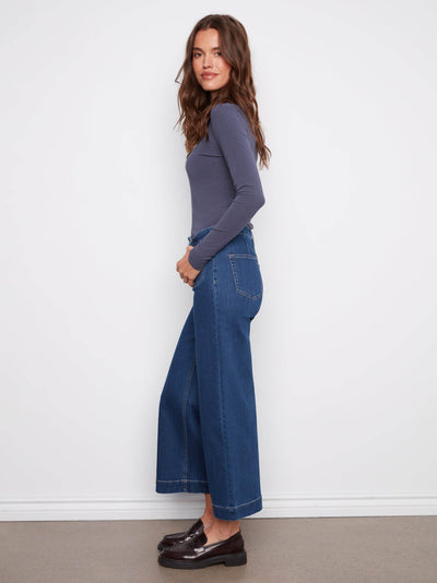 Patch Pocket Flare Jeans - Dream Pants