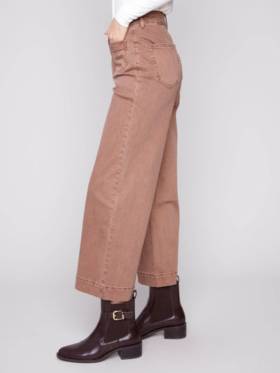 Patch Pocket Flare Twill Pants - Dream Pants