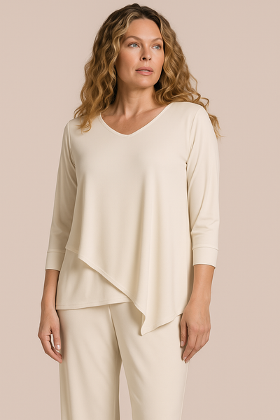 Suitable Secret Pocket Top, 3/4 Sleeve Sympli