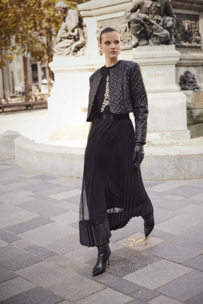 Eiffel Tower Pearled T Frank Lyman