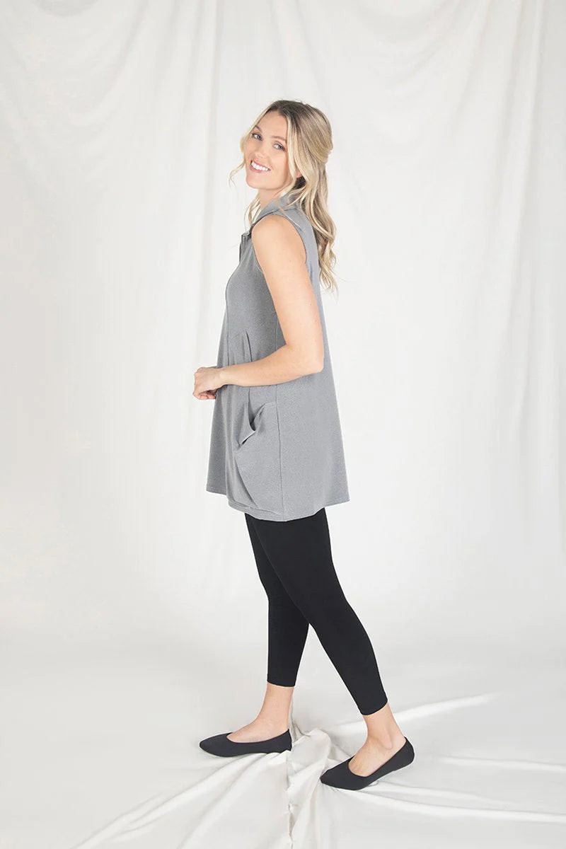 Sympli Sleeveless Double Take Tunic 