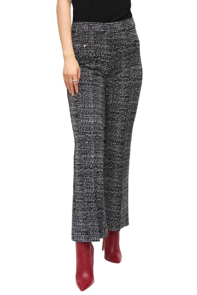 Jacquard Knit Abstract Print Pants Joseph Ribkoff