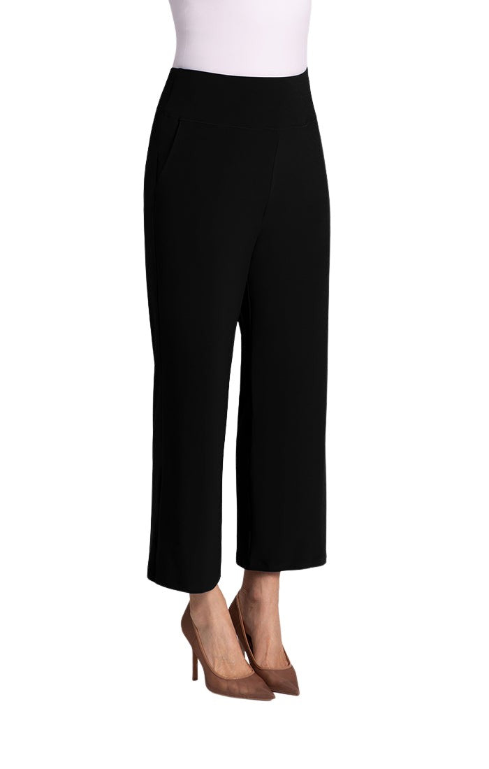 Straight Leg Ankle Pant with Yoke Waistband Sympli