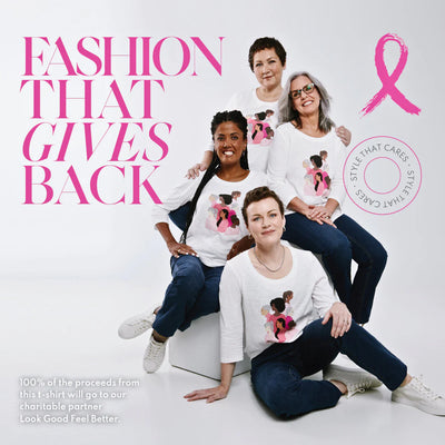 French Dressing Jeans Breast Cancer Awareness Top 