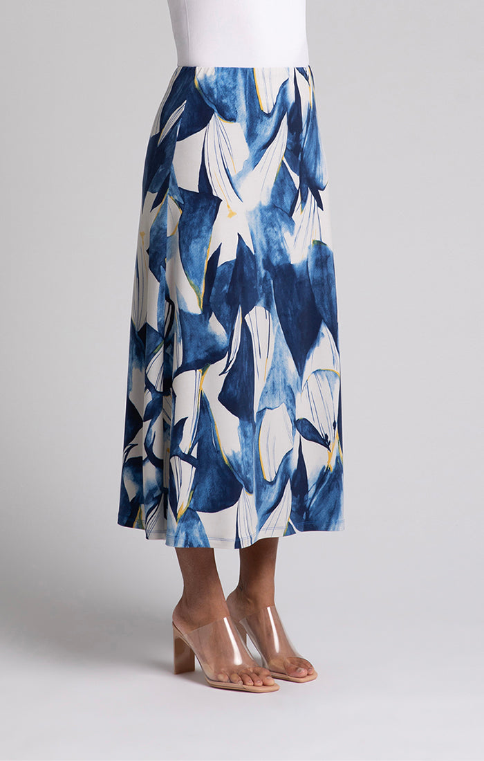 Sympli Print A-Line Skirt 