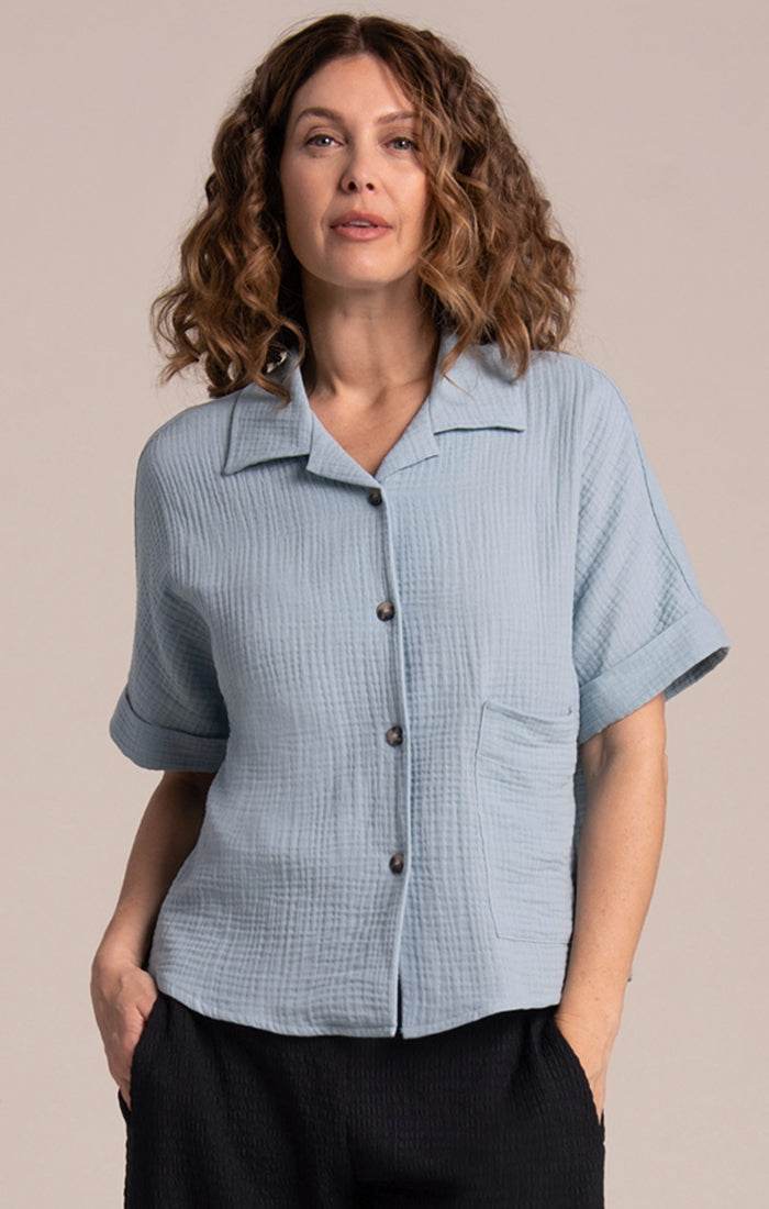 Breeze Half Sleeve Bolero Shirt - Dream Pants