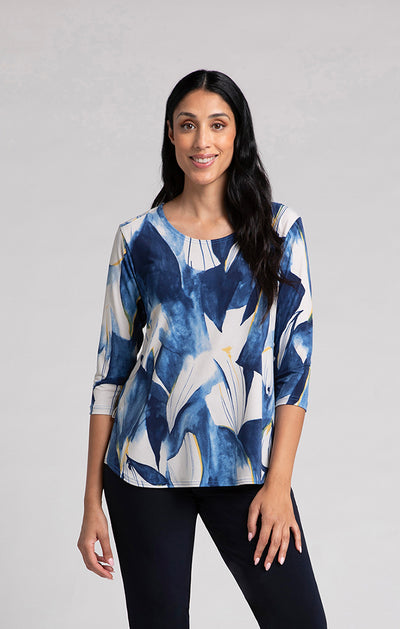 Go To Classic T Relax, 3/4 Sleeves Print Sympli