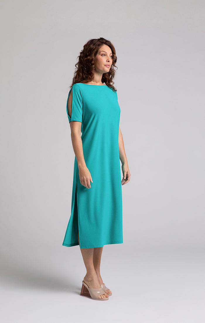 Sympli Boat Neck T-Shirt Dress 