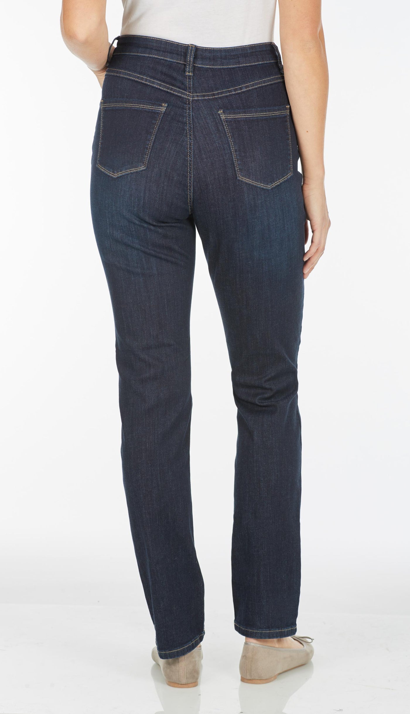 French Dressing Jeans Peggy Straight Leg Cool Denim, High-Rise 