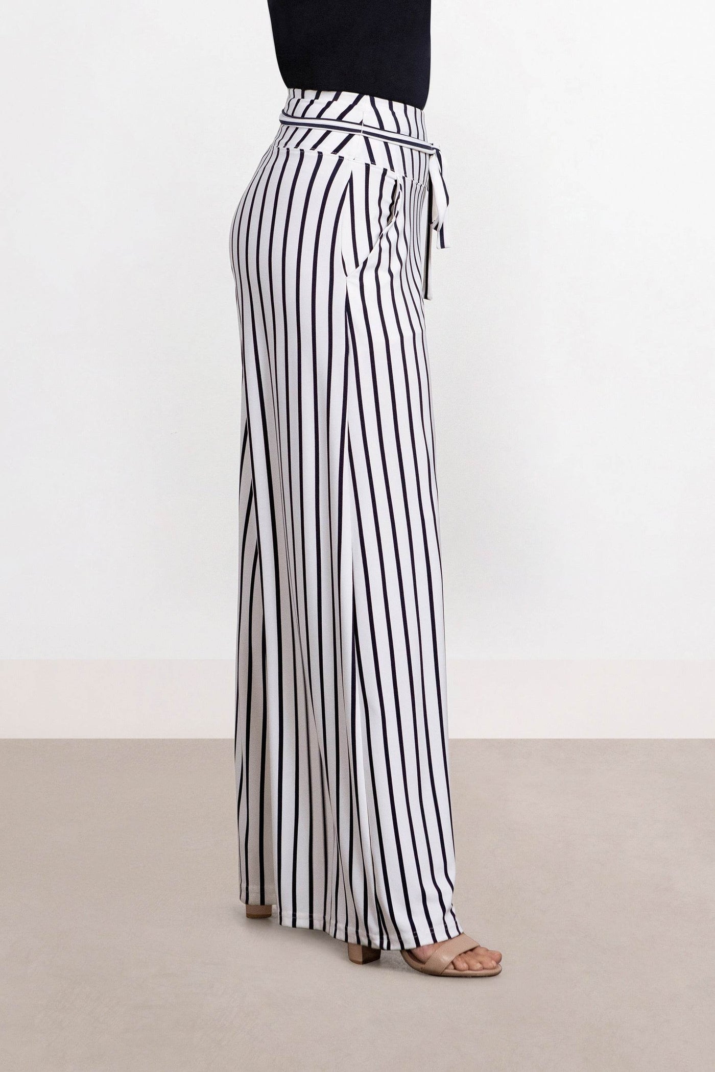 Stripe Wide Leg Trouser - Dream Pants